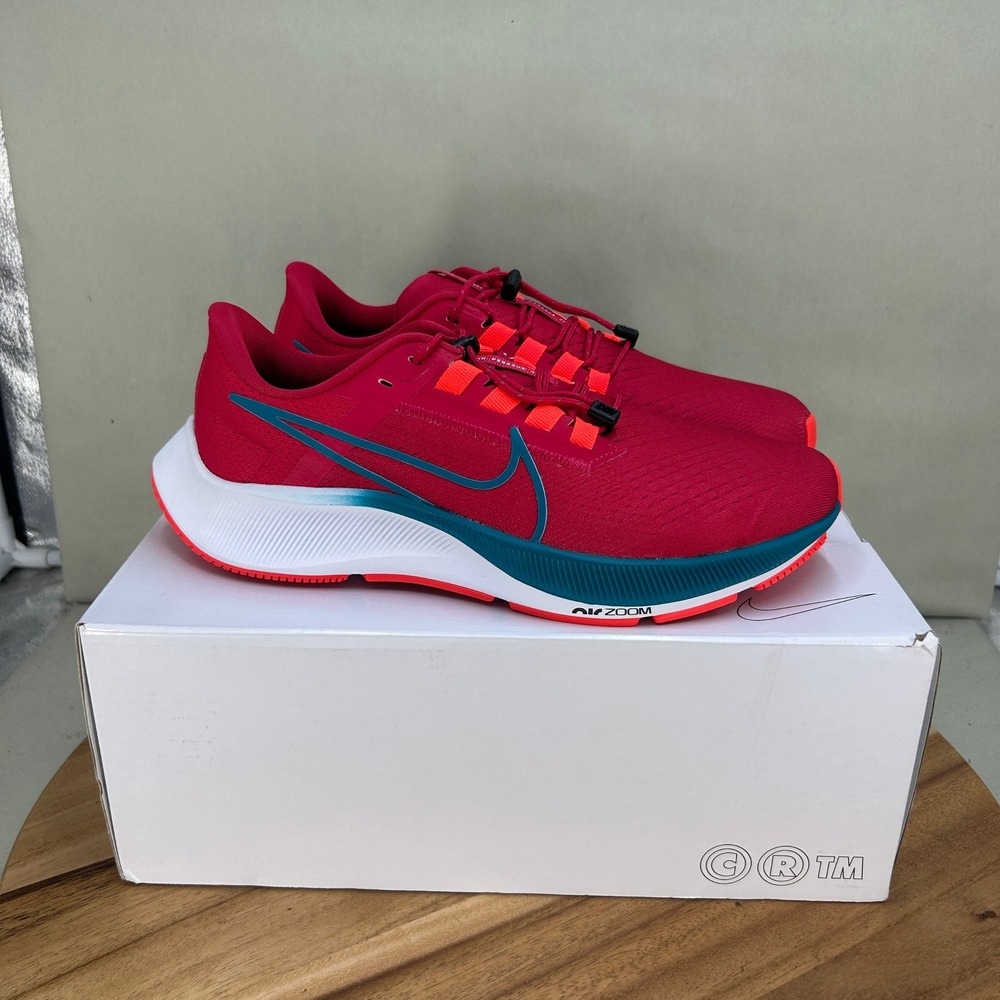 Nike Air Zoom Pegasus 38 By You Pink Blue Running Shoes DJ0972-991 Mens 8.5